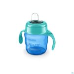 Productshot Philips Avent Lekvrije Beker Blauw 200ml