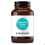 Productshot Viridian Magnesium Citrate Powder Poeder 150g