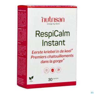 Packshot Respicalm Instant Nutrisan Caps 30
