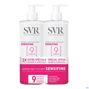 Productshot Svr Sensifine Dermo-nettoyant Duo Fl Pompe 2x400ml
