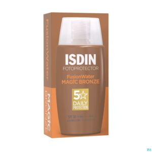 Packshot Isdin Fotoprotector Fusion Water Bronze Ip50+ 50ml