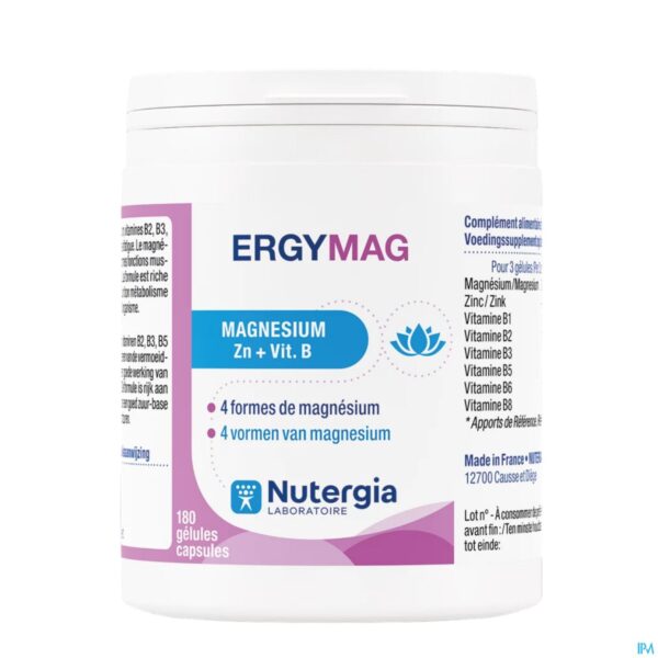 Packshot Ergymag Caps 180 Packshot Ergymag Caps 180