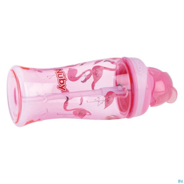 Productshot Nuby Flip-it Beker Uit Tritan Roze 360ml 3j+