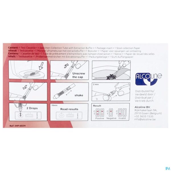 Packshot Helicobacter Pylori A/geen Zelftest Stoelgang