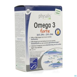 Packshot Physalis Omega 3 Forte Softcaps 60
