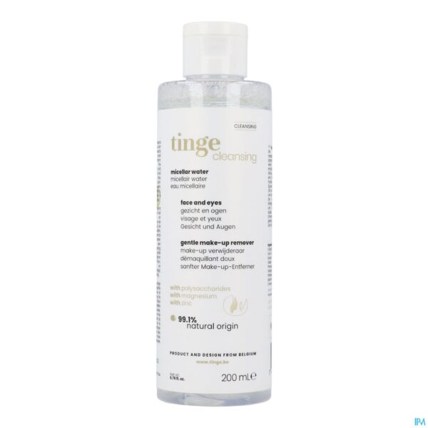 Packshot Tinge Cleansing Micellair Water 3in1 200ml Packshot Tinge Cleansing Micellair Water 3in1 200ml