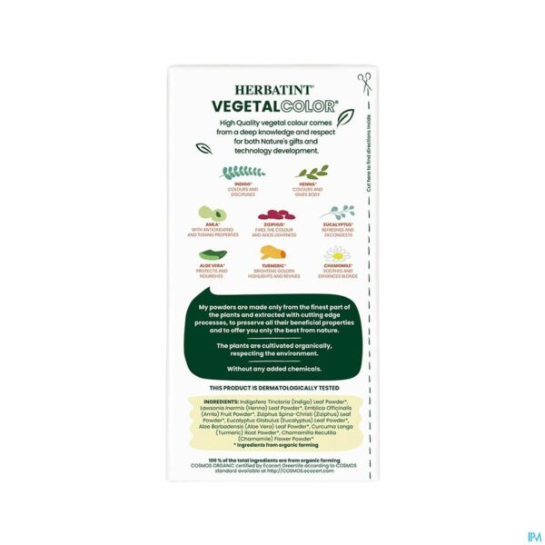 Packshot Herbatint Vegetal Color Eco Hot Chocol.power 100ml