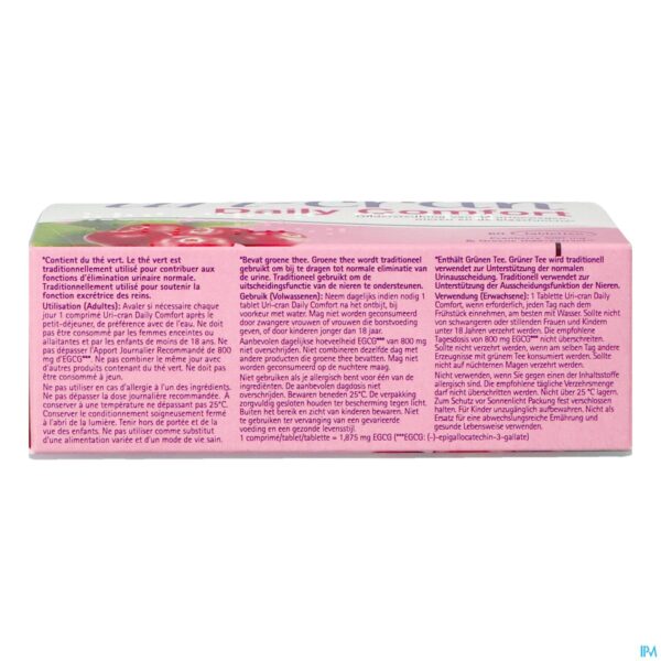 Packshot Uri-cran Daily Comfort Tabl 60