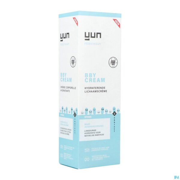 Packshot Yun Bby Hydra Lichaamcreme Tube 200ml