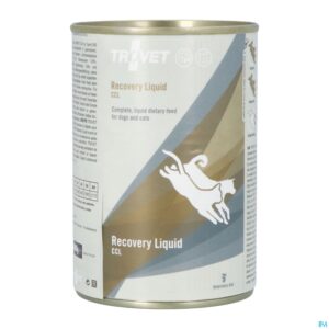 Packshot Trovet Ccl Recovery Liquid Hond&kat 6x400g Vmd