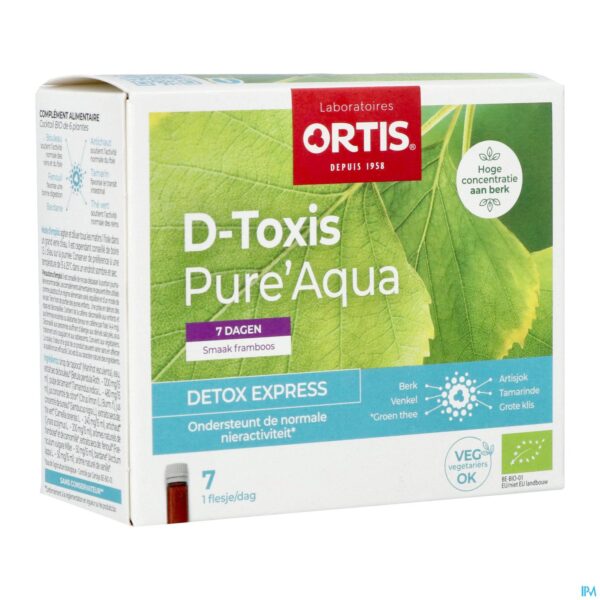Packshot D Toxis Pure Aqua Framboos 7x15ml