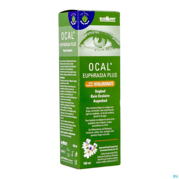 Packshot Ocal Euphrasia Plus Oogbad 100ml