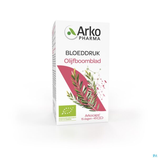 Packshot Arkocaps Olijfboom Bio Caps 45 Nf