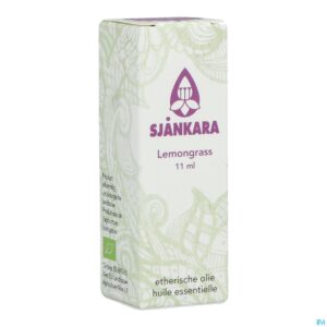 Packshot Sjankara Lemongrass Ess. Olie Bio 11ml