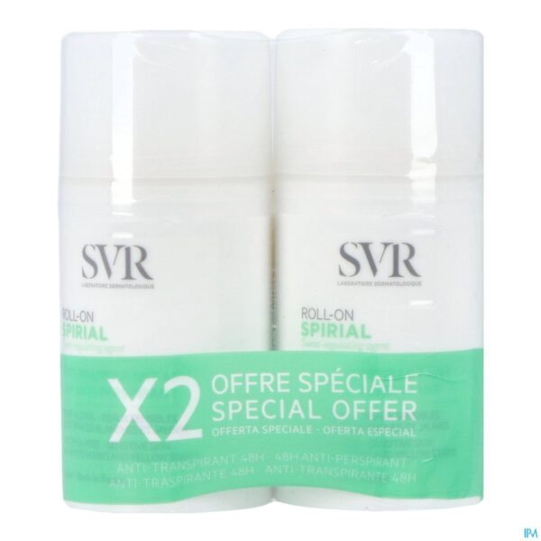 Packshot Svr Spirial Deo Roll-on 2x50ml