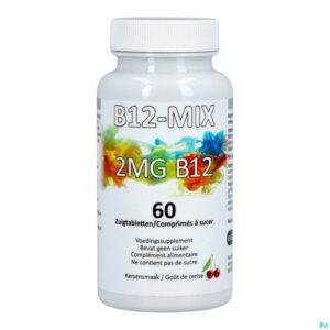 Packshot B12-mix 2mg Zuigtabl 60