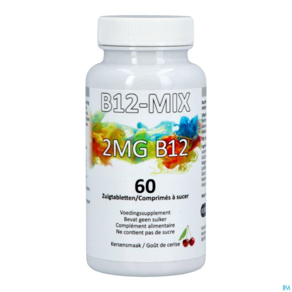 Packshot B12-mix 2mg Zuigtabl 60