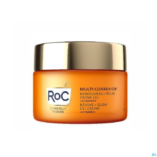 Productshot Roc Multi Correx.revive+glow Gel Cream Pot 50ml