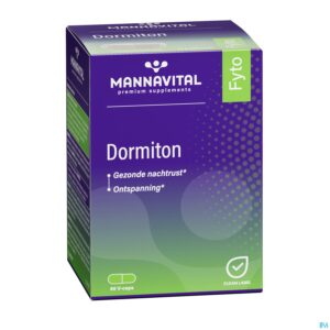 Packshot Mannavital Dormiton V-caps 60