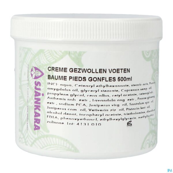 Packshot Sjankara Creme Gezwollen Voet 500ml