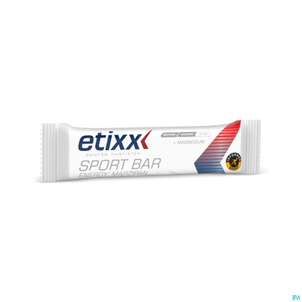Productshot Etixx Energy Marzipan Sport Bar 12x50g