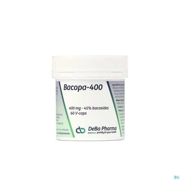 Packshot Bacopa-400 V-caps 60 Deba