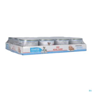 Packshot Royal Canin Dog Starter Mousse Wet 12x195g