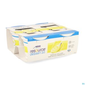 Packshot Resource Dessert 2.0 Vanille 4x125g