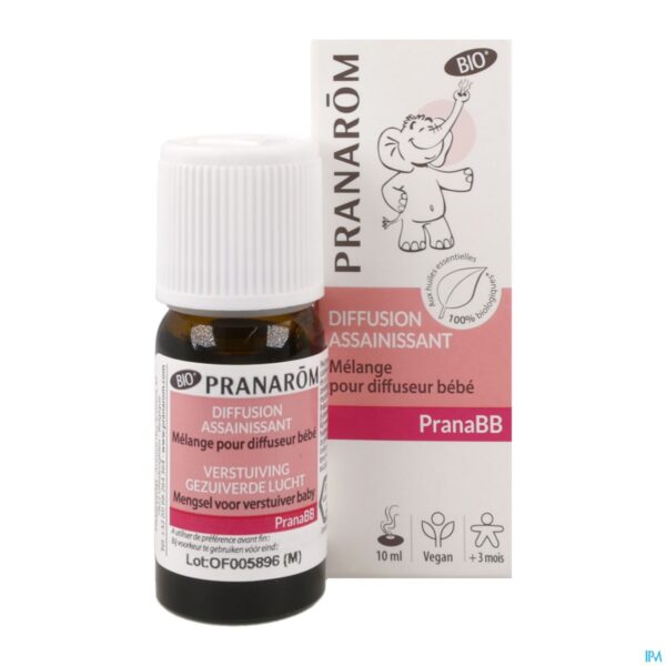 Productshot Pranarom Pranabb Gezuiverde Lucht Baby Verst. 10ml