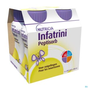 Packshot Infatrini Peptisorb 4x200ml