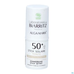 Packshot Alga Maris Getinte Zonnestick Ip50+ 9ml
