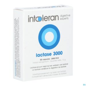 Packshot Intoleran Lactase 3000 Fcc Caps 50