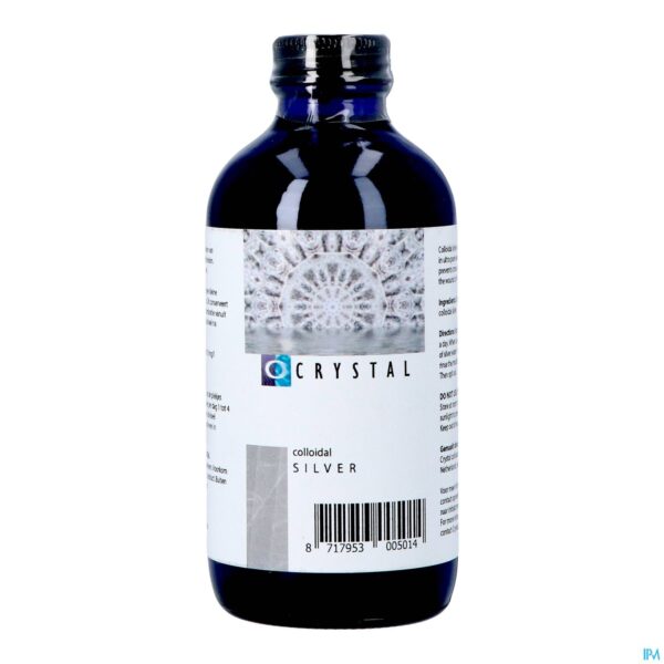 Packshot Crystal Colloidaal Zilver 250ml Packshot Crystal Colloidaal Zilver 250ml