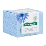 Packshot Klorane Gezicht Korenbloem Watercreme 50ml