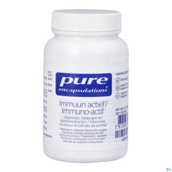 Packshot Pure Encapsulations Immuun Actief Caps 60 Packshot Pure Encapsulations Immuun Actief Caps 60