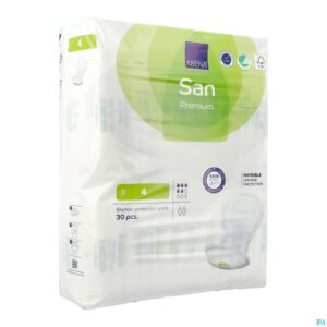 Packshot Abena San Premium 4 Anatomische Luier 30