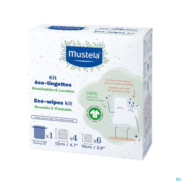 Packshot Mustela Ch Mijn 1ste Kit Eco Doekjes 10