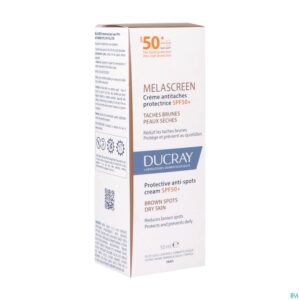 Packshot Ducray Melascreen Cr A/pigmentvlekken Spf50+ 50ml