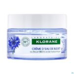 Packshot Klorane Gezicht Korenbloem Watercreme 50ml