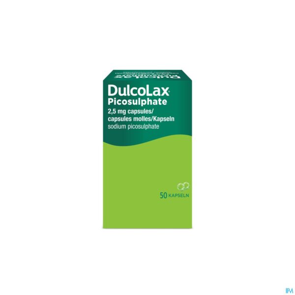 Packshot Dulcolax Picosulphate Caps 50x2,5mg Packshot Dulcolax Picosulphate Caps 50x2,5mg