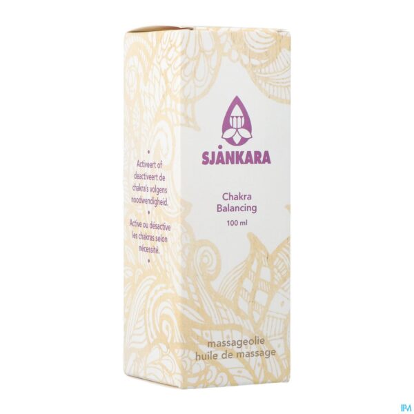 Packshot Sjankara Chakra Balancing Massageolie 100ml