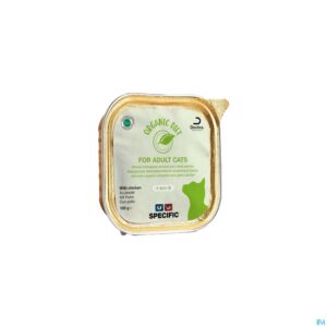 Packshot Specific F-bio-w Organic Chicken 8x100g