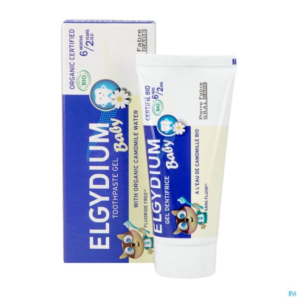 Productshot Elgydium Tandpasta Baby Bio 30ml