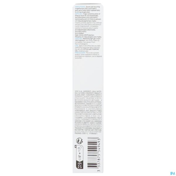 Packshot Lrp Effaclar Duo + M Dagcreme Spf30 40ml