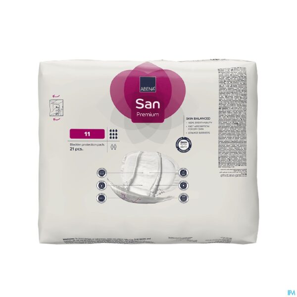 Packshot Abena San Premium 11 Anatomische Luier 21