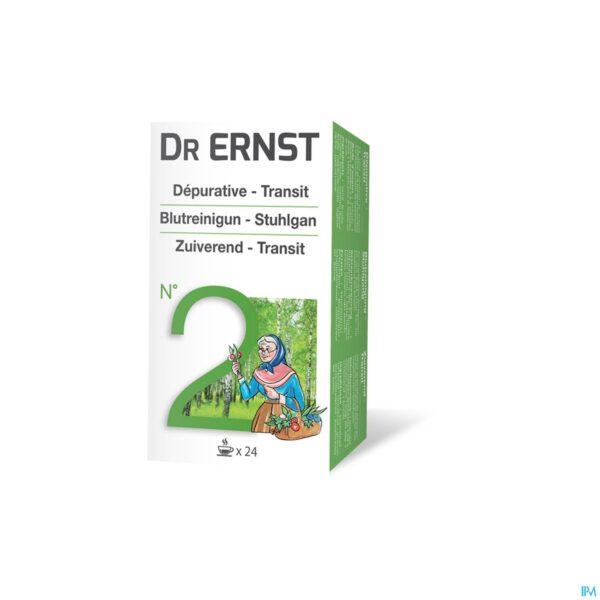 Packshot Ernst Dr Filt N 2 Thee Depur. Laxat