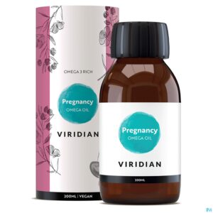 Productshot Viridian Pregnancy Omega Olie 200ml