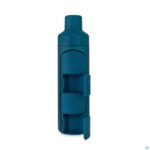 Productshot Yos Water Bottle & Pill Box Daily Bold Blue