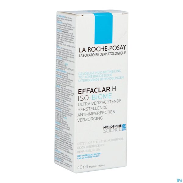 Packshot Lrp Effaclar H Isobiome Creme 40ml