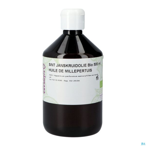 Packshot Sjankara Sint-janskruid Olie Maceraat Bio 500ml